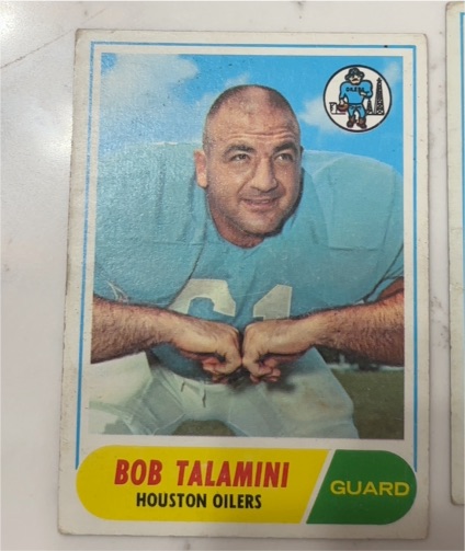 1968 Topps #68 Bob Talamini — front