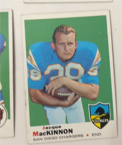 1969 Topps #202 Jacque MacKinnon — front