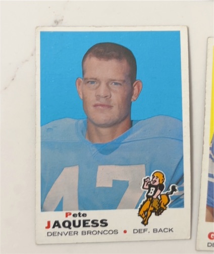 1969 Topps #261 Pete Jaquess — front