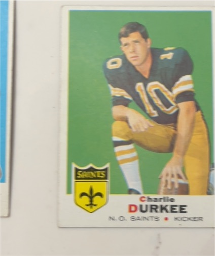 1969 Topps #257 Charlie Durkee — front