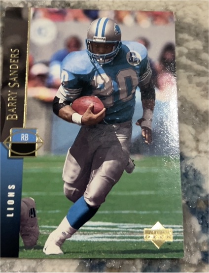 1994 Upper Deck #129 Barry Sanders — front