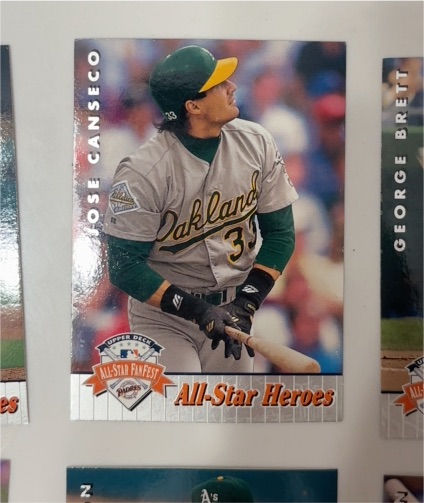 1992 Upper Deck All-Star FanFest #17 Jose Canseco — front