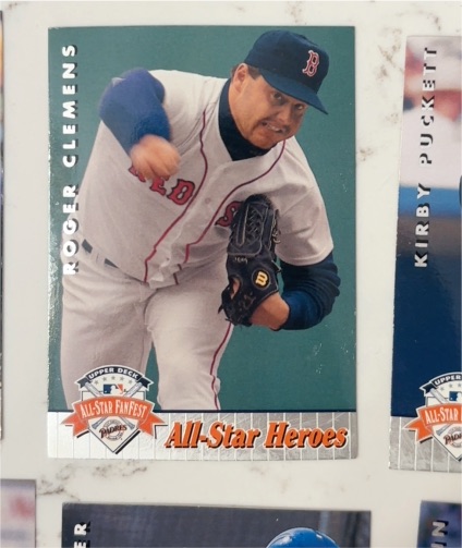 1992 Upper Deck All-Star FanFest #19 Roger Clemens — front