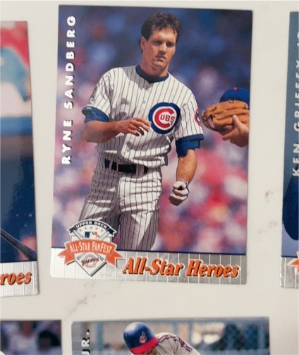 1992 Upper Deck All-Star FanFest #39 Ryne Sandberg — front