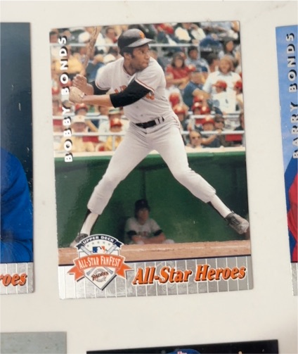 1992 Upper Deck All-Star FanFest #53 Bobby Bonds — front