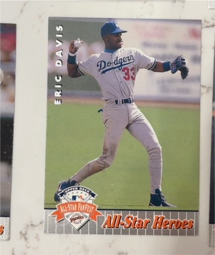 1992 Upper Deck All-Star FanFest #20 Eric Davis — front