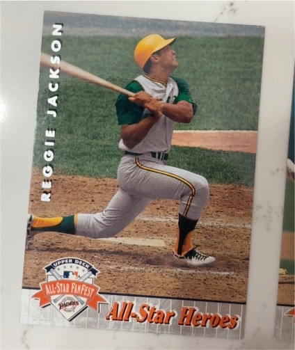 1992 Upper Deck All-Star FanFest #46 Reggie Jackson — front