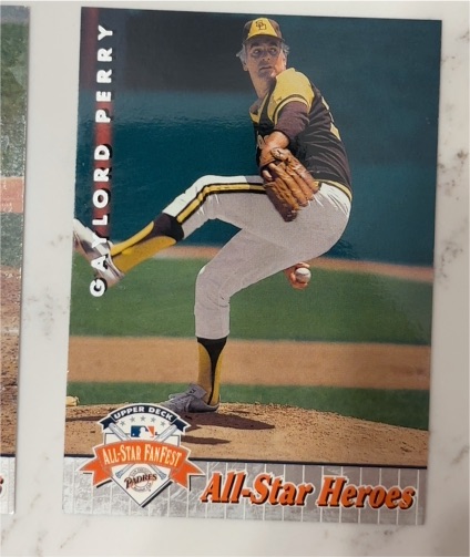 1992 Upper Deck All-Star FanFest #49 Gaylord Perry — front