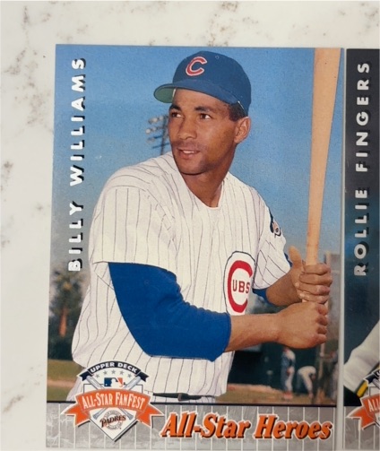 1992 Upper Deck All-Star FanFest #47 Billy Williams — front
