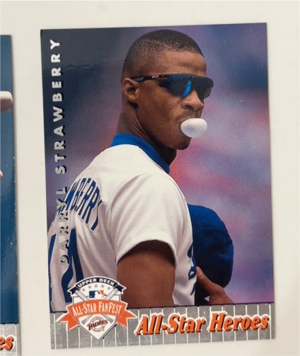 1992 Upper Deck All-Star FanFest #43 Darryl Strawberry — front