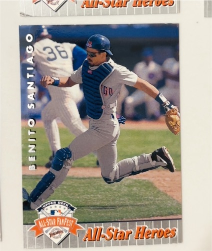 1992 Upper Deck All-Star FanFest #40 Benito Santiago — front