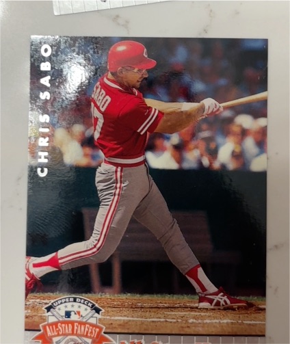 1991 Upper Deck All-Star FanFest Chris Sabo — front