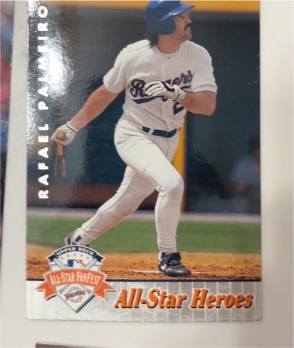 1992 Upper Deck #34 Rafael Palmeiro — front