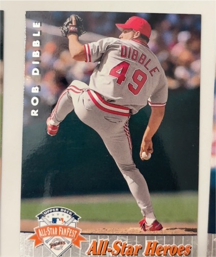 1992 Upper Deck All-Star FanFest #21 Rob Dibble — front
