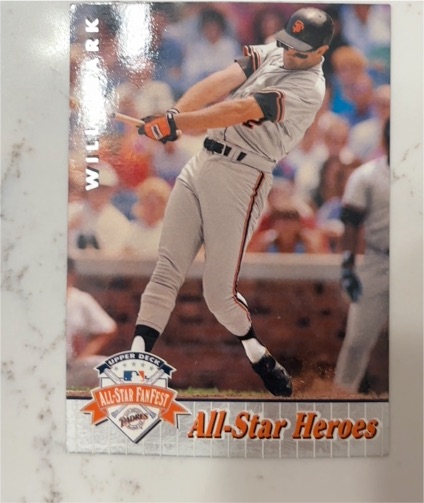 1992 Upper Deck All-Star FanFest #18 Will Clark — front