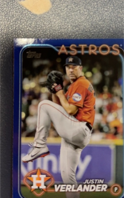 2024 Topps Series 1 #62 Justin Verlander — front