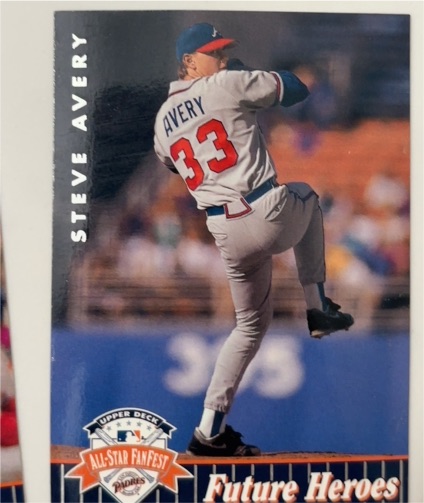 1992 Upper Deck All-Star FanFest #1 Steve Avery — front