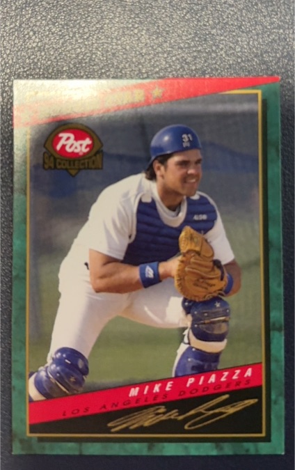 1994 Post Cereal #1 Mike Piazza — front