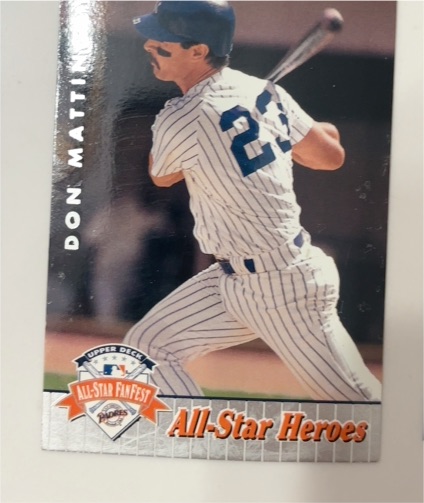 1992 Upper Deck All-Star FanFest #31 Don Mattingly — front