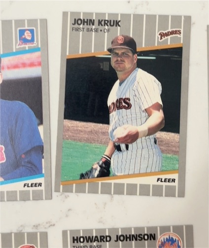 1989 Fleer John Kruk — front