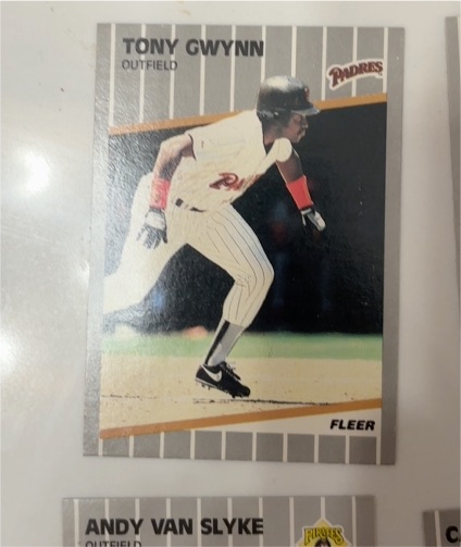 1989 Fleer #305 Tony Gwynn — front