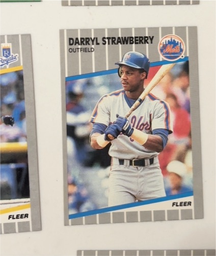 1989 Fleer #49 Darryl Strawberry — front