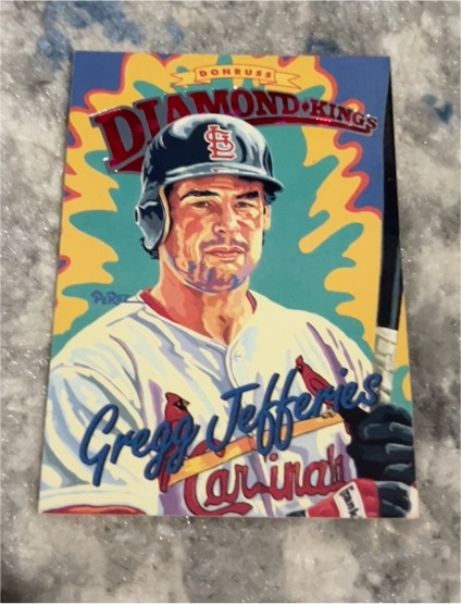 1994 Donruss Diamond Kings #DK-21 Gregg Jefferies — front