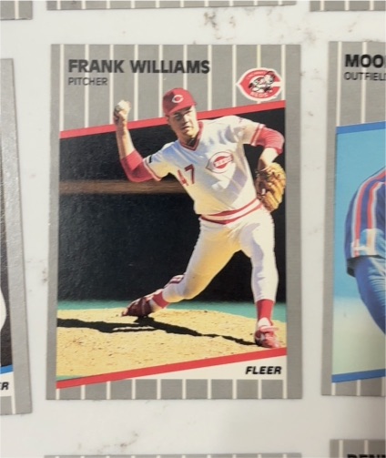 1989 Fleer #174 Frank Williams — front