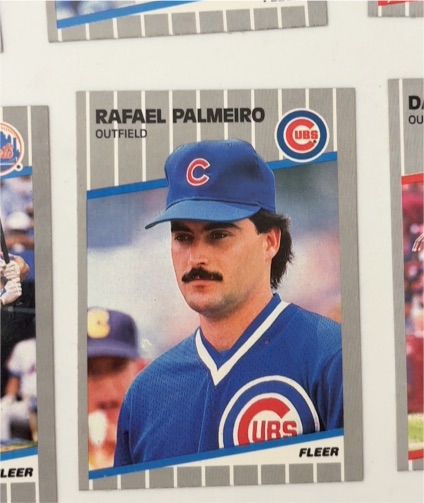 1989 Fleer #434 Rafael Palmeiro — front