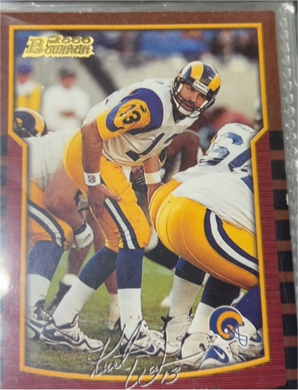 2000 Bowman #121 Kurt Warner — front