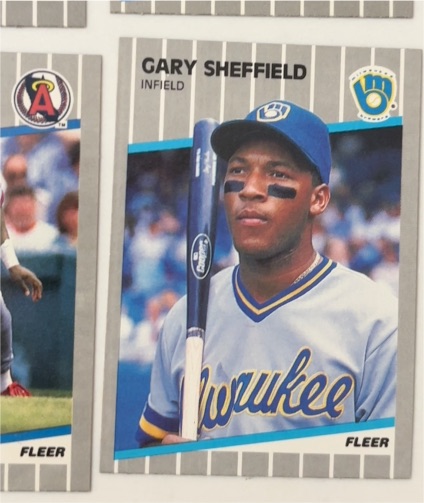 1989 Fleer #196 Gary Sheffield — front