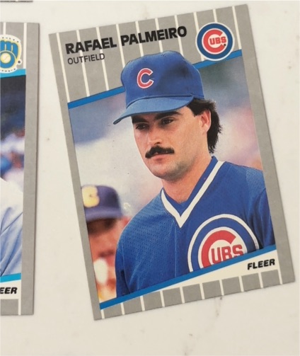 1989 Fleer #434 Rafael Palmeiro — front