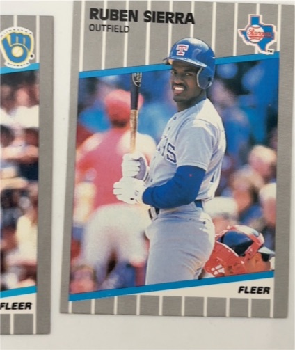 1989 Fleer #532 Ruben Sierra — front
