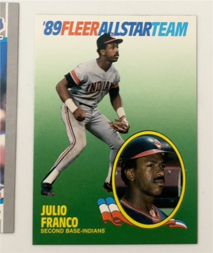 1989 Fleer All Star Team #5 Julio Franco — front