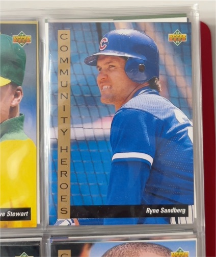 1993 Upper Deck #38 Ryne Sandberg — front