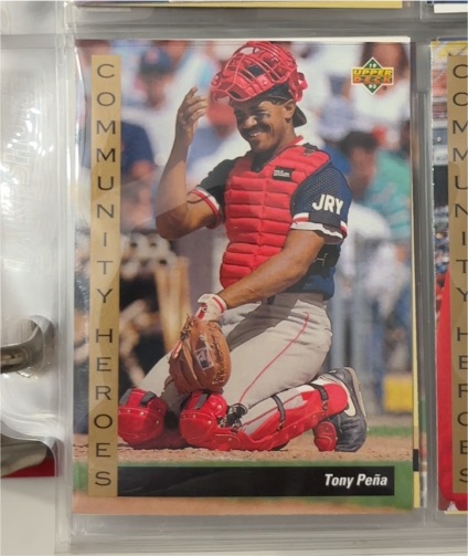 1993 Upper Deck #33 Tony Peña — front