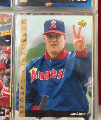1993 Upper Deck #31 Jim Abbott — front