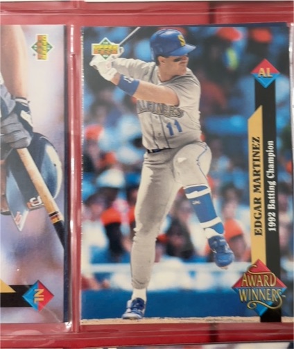 1993 Upper Deck #495 Edgar Martinez — front