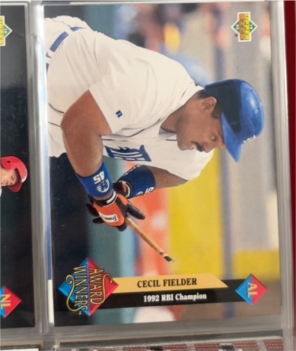 1993 Upper Deck #499 Cecil Fielder — front