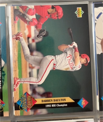 1993 Upper Deck #498 Darren Daulton — front