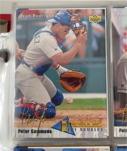 1993 Upper Deck #468 Ivan Rodriguez Peter Gammons Inside The Numbers — front