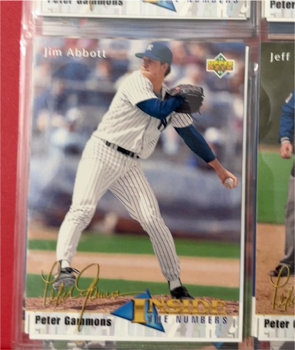 1993 Upper Deck #451 Jim Abbott — front