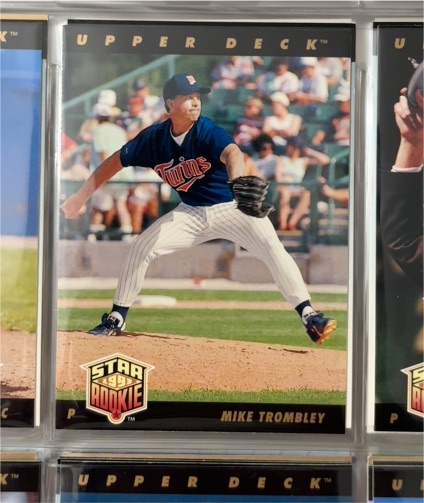 1993 Upper Deck #28 Mike Trombley — front
