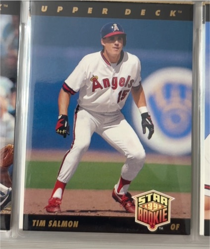 1993 Upper Deck #25 Tim Salmon — front