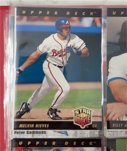 1993 Upper Deck #21 Melvin Nieves Star Rookie — front