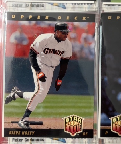 1993 Upper Deck #15 Steve Hosey — front