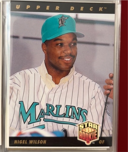 1993 Upper Deck #9 Nigel Wilson — front