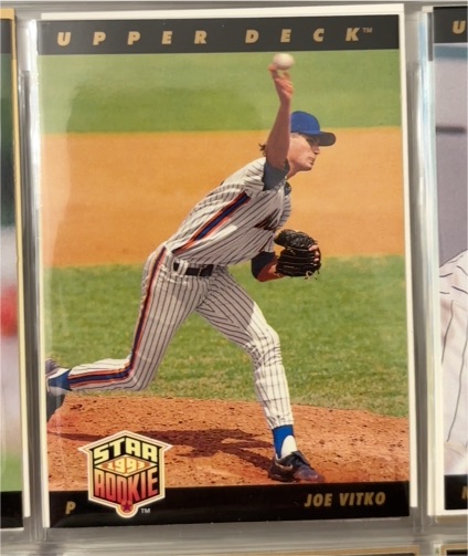 1993 Upper Deck #10 Joe Vitko — front