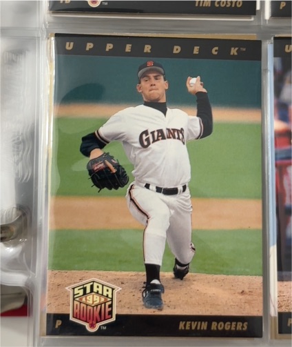 1993 Upper Deck #8 Kevin Rogers — front
