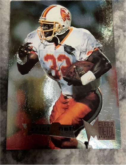 1995 Fleer Metal #190 Errict Rhett — front
